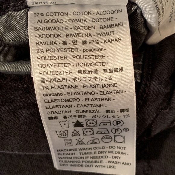 Levi’s Wedgie Fit Jeans in Black Desert Distressed Denim Size 30 - Picture 10 of 17